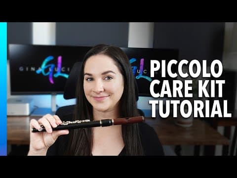Piccolo Care Kit Tutorial | How To Take Care Of Your Wooden Piccolo | Piccolo Maintenance