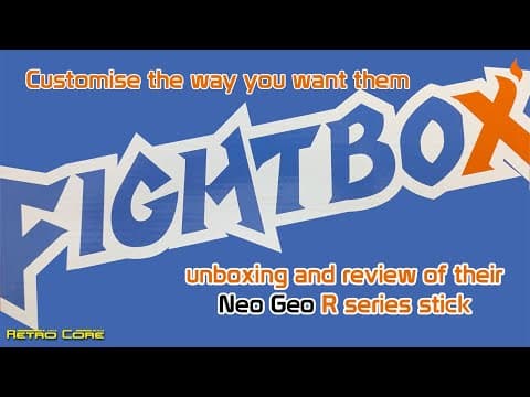 Joysticks Custom Built Your Way! - Fightbox Neo Geo R2 Unboxing And Review