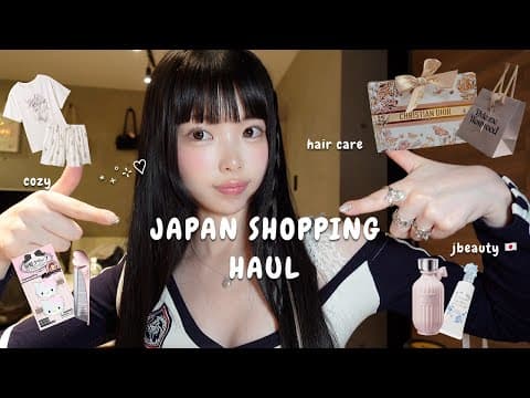 Japan Shopping Haul 🎀🤍 Cute Loungewear, Japanese Haircare, Body Care, Vivienne Westwood, Dior Beauty