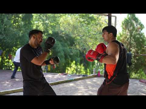 Training Begins, 7 Hours A Day | Defences Against Jab + Sparring