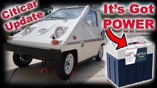 Citicar Project Update - Battery Install!