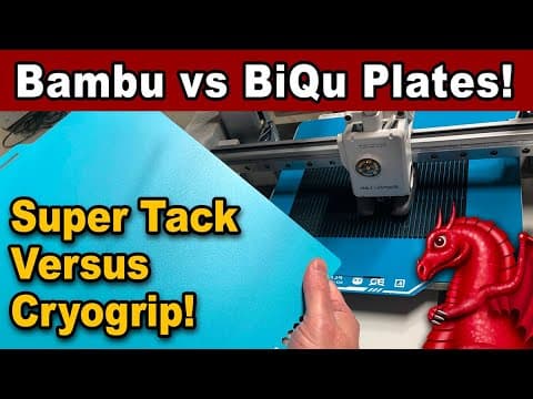 High Adhesion Plates! Super Tack Vs Biqu - First Look!