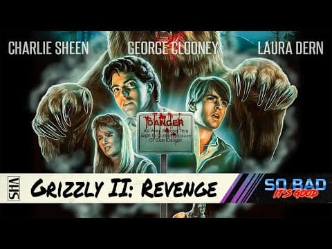 Charlie Sheen And George Clooney's Insane First Movie | Grizzly Ii: Revenge