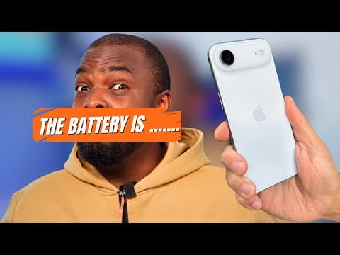 Is The Iphone Air's Battery Life Really Good Enough?