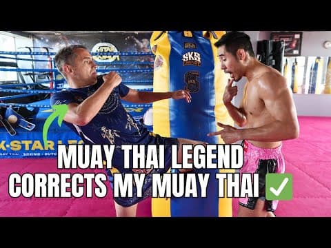 7 Ways This Legend Corrected My Muay Thai ✅
