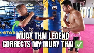7 Ways This Legend Corrected My Muay Thai ✅
