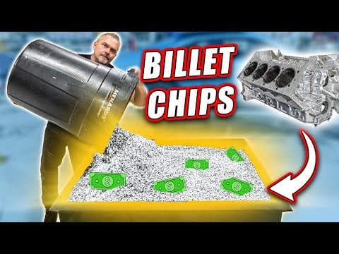 Billet Block Into Billet Chips !