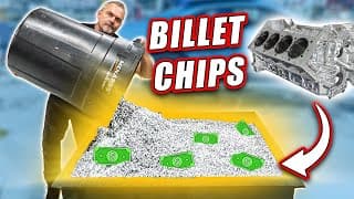 Billet Block Into Billet Chips !