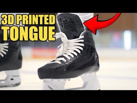 New 3d Printed Hockey Skate Tongues - Are They Good Or Bad ?