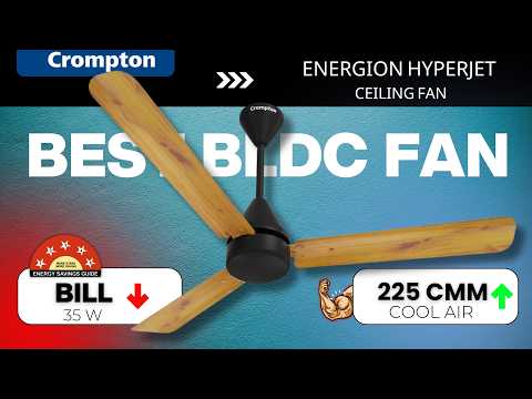This Fan Runs On Just 35w! 😱  Crompton Energion Hyperjet Smart Fan ⚡️ Full Review