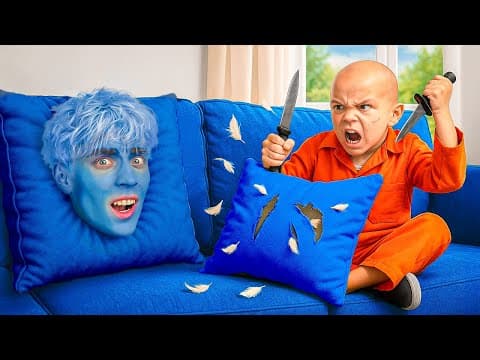 I Learned Extreme Camouflage To Escape The Evil Kids !