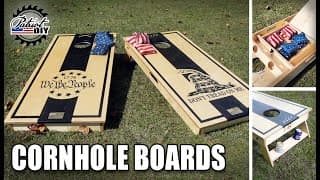 How To Build Pro Quality Cornhole Boards - With Bonus Features