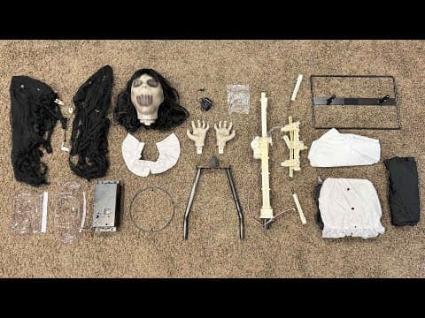 Instructional Setup Of Dark Princess - Spirit Halloween 2024 Prop