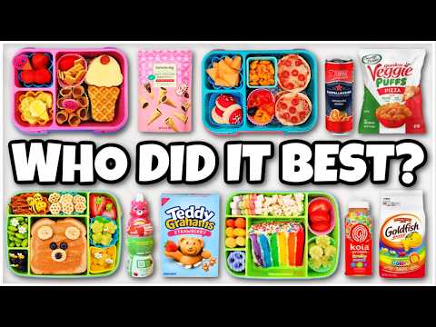 Mom Vs Daughter: Mini Food Spaces + Real Lunchbox Challenge!