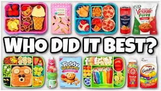 Mom Vs Daughter: Mini Food Spaces + Real Lunchbox Challenge!