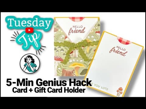 Diy Gift Card Pocket | This Triangle Fold Is Genius