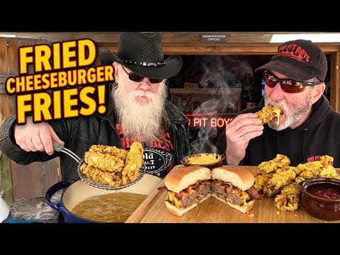 Fried Cheeseburger Fries – Crispy Breaded Burger Strips