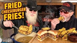 Fried Cheeseburger Fries – Crispy Breaded Burger Strips