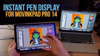 Movinkpad Pro 14 - Instant Pen Display Mode (installation & Review)