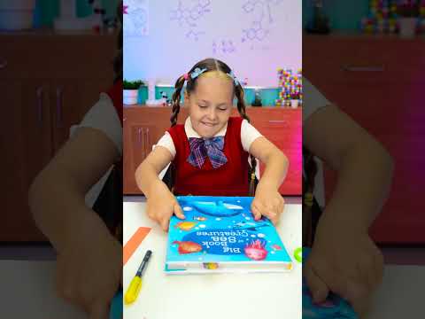 📚 EDIBLE BOOKMARK?! Sweetest SCHOOL TRICK Ever! 🍭🤫 #shorts #kids