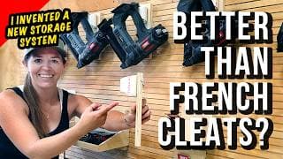 I Invented A New Diy Storage System! Better Than Pegboard Or French Cleats?