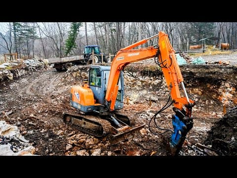 Dad Builds A House Ep.2 - House Basement Excavation