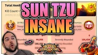 Sun Tzu Prime Is Op [here's Real Kvk Reports As Proof] Rise Of Kingdoms