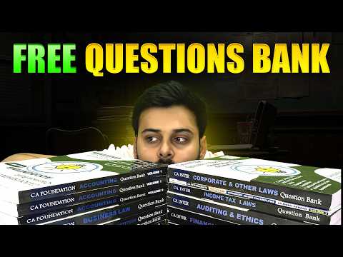 Ca Foundation Jan 26 Question Practice Gift || Icai  Rtp , Mtp , Pyq , Sm Of Last 8 Years