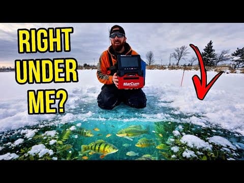 I Dropped An Underwater Camera While Ice Fishing… I Wasn’t Ready For This