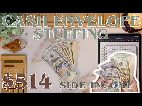 $514 Cash Envelope Stuffing | January Side Inc. + Reallocating Wedding Funds | 26 Year Old Budgets