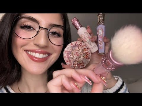 Asmr Doing Your Girly Makeup With New Products 😍🌺