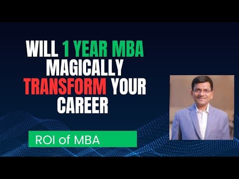 Will The 1 Year Mba Magically Transform Your Career