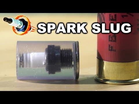 We Test The Spark Plug Slug - You Make It We Mach It!