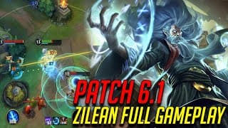 Wild Rift Zilean Full Gameplay New Champion For Patch 6.1