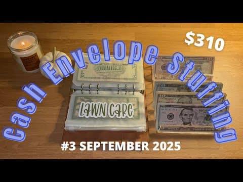 Cash Stuffing #3 September 2025 // Weekly Budget
