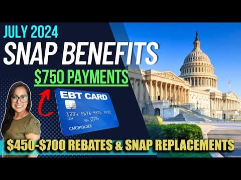 New Snap Benefits Update (july 2024): $750 Checks For Texas & New $450-$700 For Seniors