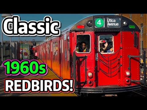 ⁴ᴷ⁶⁰ Classic "redbird" Museum Train Trip On The Nyc Subway!