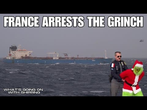 France Seizes A Russian Shadow Fleet Tanker (grinch) In The Mediterranean & Other Ships Targeted