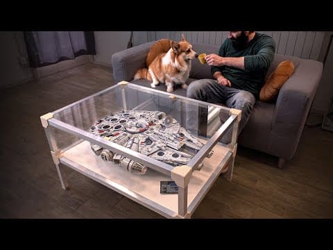 Making A Display Coffee Table For The Lego Millennium Falcon