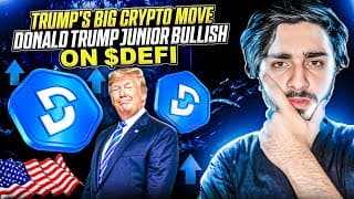 Donald Trump J.r Will Going To Bullish On $defi? He Just Announced To Get A Part Of $defi