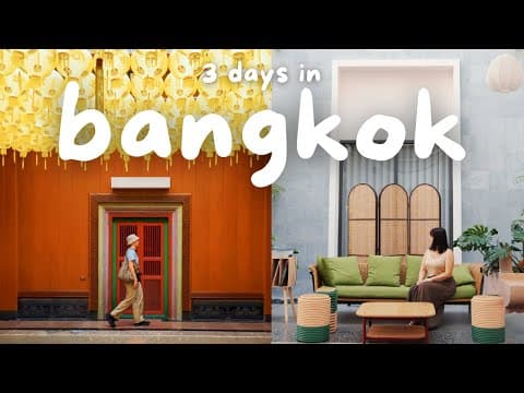 3 Days In Bangkok Thailand Vlog 🇹🇭 Best Chinatown Street Food, Cafes, Where To Stay In Bangkok