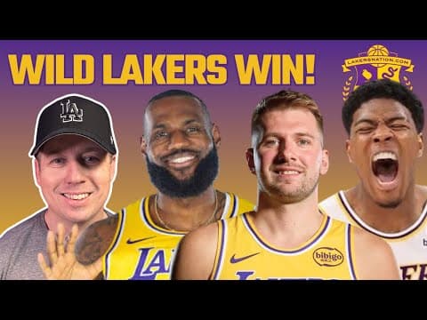 Lakers Come Back To Beat Mavs, What A Finish!