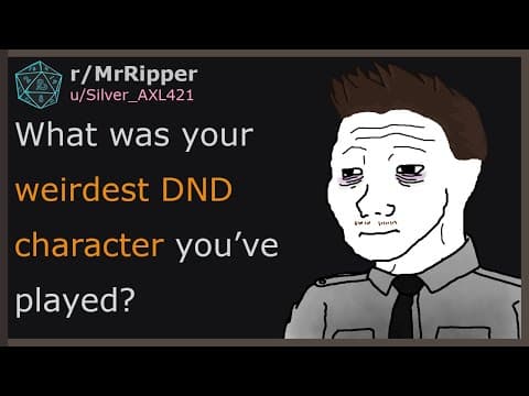 What Was Your Weirdest Dnd Character You’ve Played?v #dnd