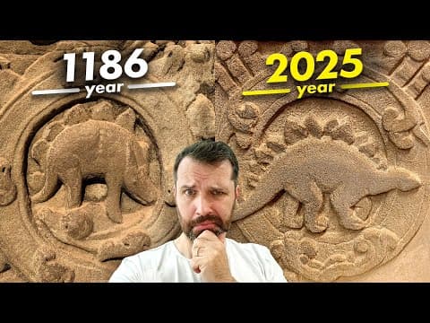Ancient Stone Carving Technology | Stegosaurus From Cambodia