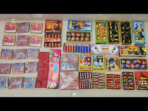 Different Types Of Diwali Crackers Testing | Diwali Crackers Testing