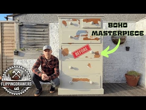 The Biggest Dresser I've Ever Seen - Trash To Boho Beauty