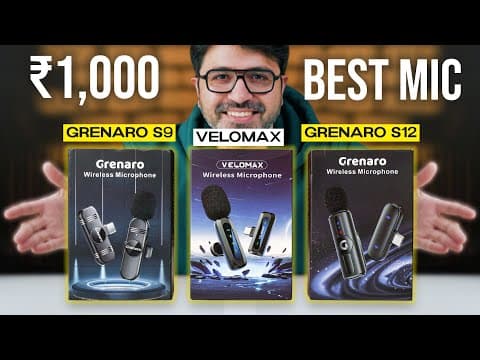Best Mobile Mics For Youtube Shorts & Reels (under ₹1000)