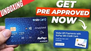 Sbi Simplysave Rupay Credit Card | Get Pre Approved Offer