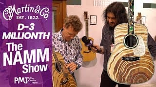 Martins 3 Millionth Acoustic Guitar! - Chris Martin Details This Masterpiece - Namm 2025