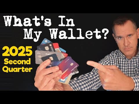 What's In My Wallet??? 2025 Second Quarter 💳 Credit Cards I'll Carry & Why 👈